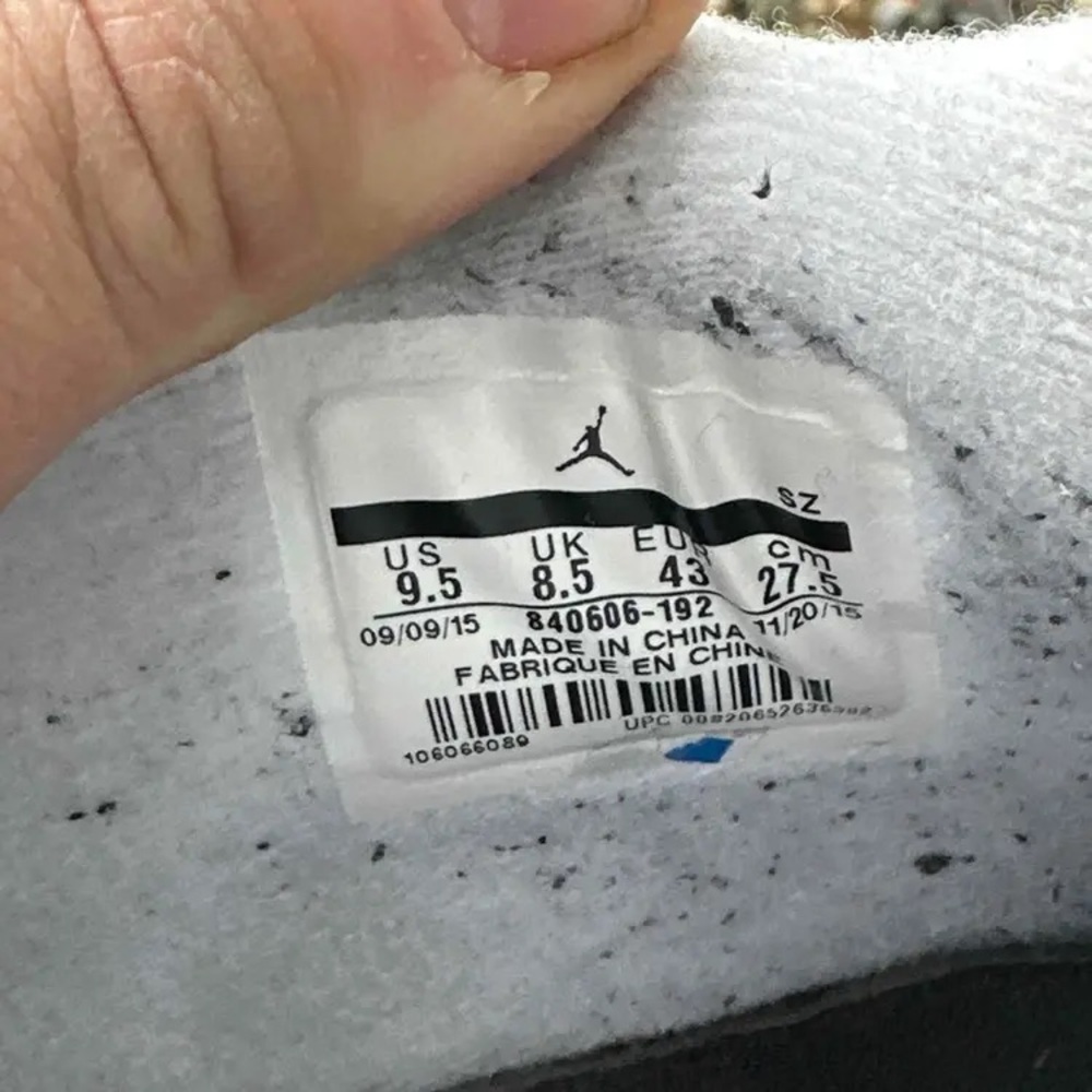 Air Jordan 4 Retro OG 'White Cement' 2016 Men’s Size 9.5 - Picture 6 of 7